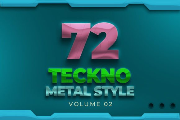 72 Techno Metal Style: Bold & Dynamic