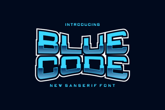 Bluecode: A Bold and Authentic Display Font for Modern Branding