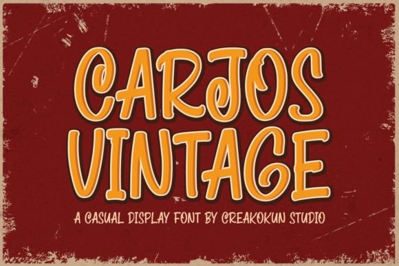 Carjos Vintage: A Playful Nostalgic Touch for Your Designs