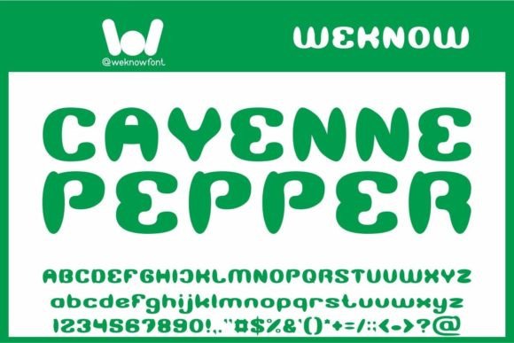 Cayenne Pepper: A Bold Font for Modern Design