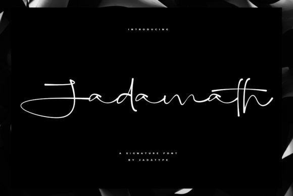 Jadamath: A Timeless Handwritten Script for Modern Design