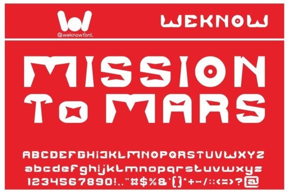 Mission to Mars: A Bold and Versatile Display Font for Modern Design