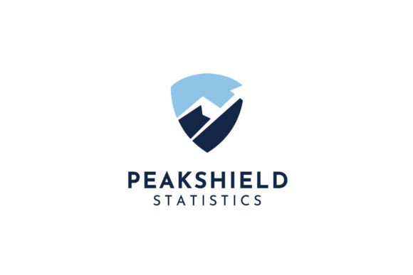 Mountain Arrow Chart Diagram Stats Logo