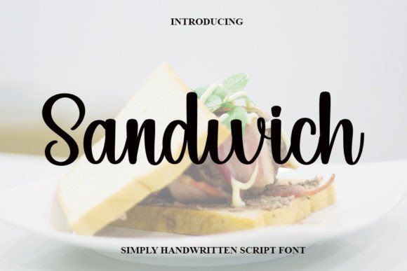 Sandwich: A Handwritten Font with Timeless Elegance