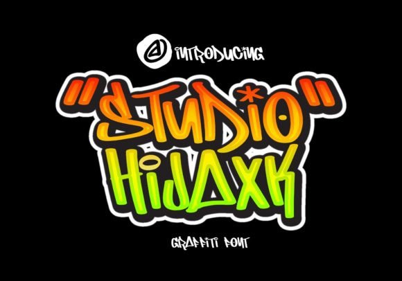 Studio Hijaxk: A Bold, Graffiti-Styled Font for Dynamic Designs