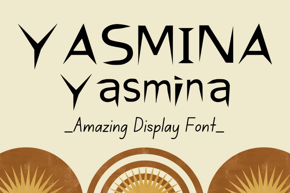 Yasmina: A Modern Font for Creative Expression